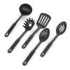 15-Piece Stainless Steel Cookware Set with Nylon Utensils