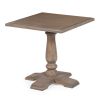 Driftwood Contemporary Classic End Table with Pedestal Legs