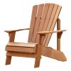 UV Protected Simulated Wood Adirondack Chair