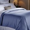 Twin size Quilted Fleece Heated Electric Blanket in Blue Lagoon