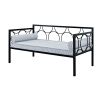 Twin size Modern Black Metal Daybeds - Use as Bed or Seating