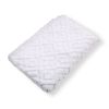 Twin size 100% Cotton Bedspread with White Diamond Pattern and Fringed Edges