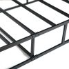 Twin size Steel Frame Box Spring Mattress Foundation with Zippered Cover